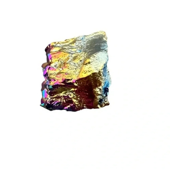 Rainbow Aura Amethyst Multicolored Rock - Picture 2 of 3